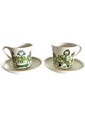 Vintage Figgjo Norway cup and saucer set